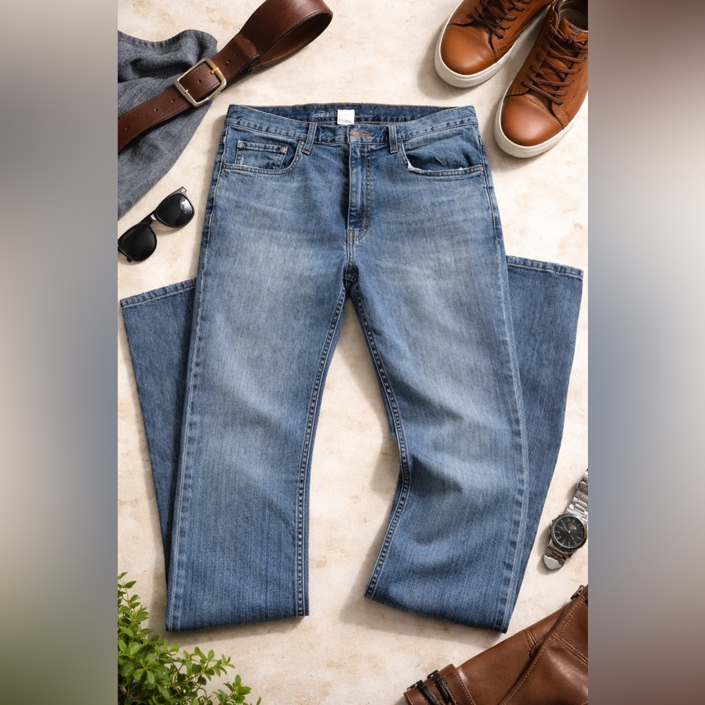 Eddie Bauer Slim Fit Men’s Jeans Size 33x34 Medium Wash